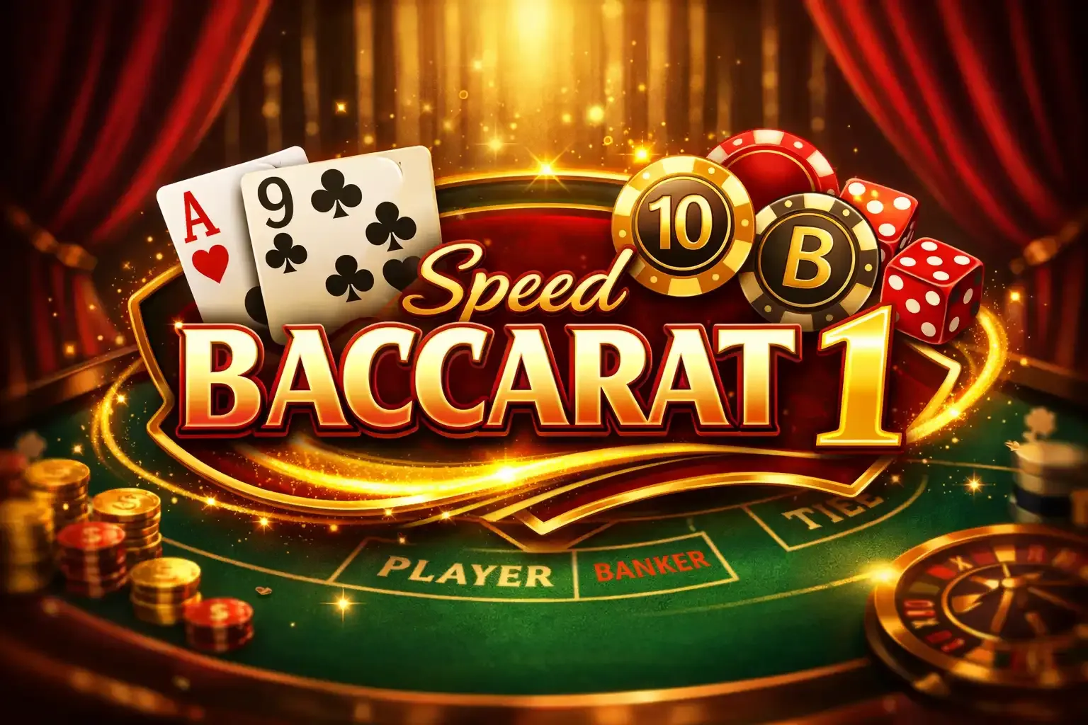 Speed Baccarat 1 masalarında seçili geri ödeme